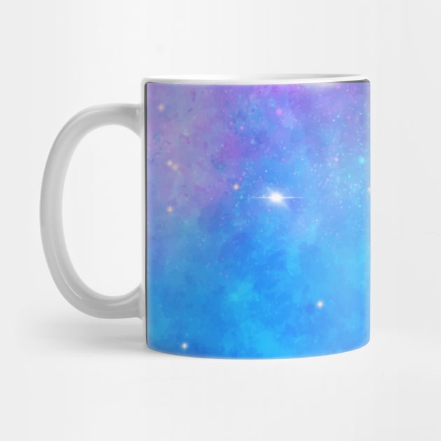 Blue Green Purple Star Nebula Space Galaxy Universe by jodotodesign